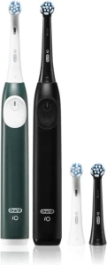 Электрическая зубная щётка Oral-B iO Series 2 Night Black & Forest Green, набор из 2 щёток с зарядной станцией