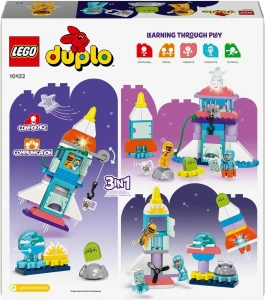 Конструктор LEGO DUPLO Town 10422 Приключения на космическом шаттле 3 в 1