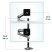 Ergotron LX Dual Stacking Arm Tall Pole 45-509-216 Высокий кронштейн для крепления двух мониторов