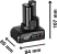 Аккумулятор Bosch GBA 12V 6.0Ah Professional 1600A00X7H