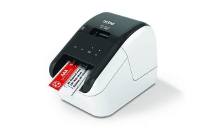 Термопринтер стационарный Brother QL-800, серебристый/черный [ql800r1]