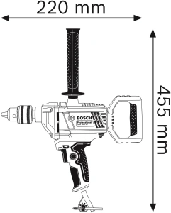 Безударная дрель Bosch GBM 1600 RE 06011B0000