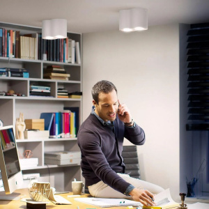 Потолочный светильник Philips Hue White Ambiance Pillar 8719514338463, белый