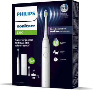 Электрическая зубная щетка Philips Sonicare 5300 HX7108/03, белый