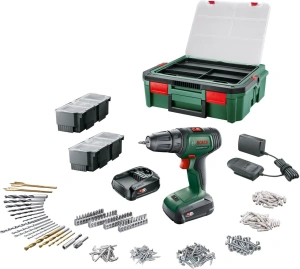 Дрель-шуруповёрт Bosch UniversalDrill 18V + системный кейс SystemBox 06039D4003