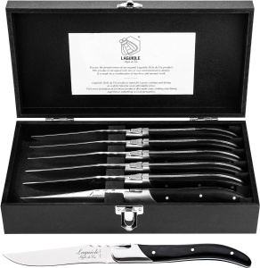 Ножи для стейка Laguiole Luxury Line Ebony Wood 6 шт.