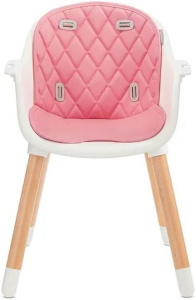 Детский стульчик Kinderkraft Sienna 2в1 розовый