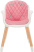 Детский стульчик Kinderkraft Sienna 2в1 розовый