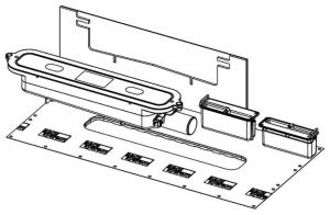 Сифон для душевого лотка TECE Drainprofile 673002