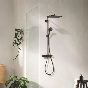 Душевая стойка Grohe Vitalio Joy+ 1142692430, чёрная матовая