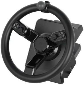 Руль Logitech G Saitek Farm Simulator Controller 38кноп. (с педалями) черный