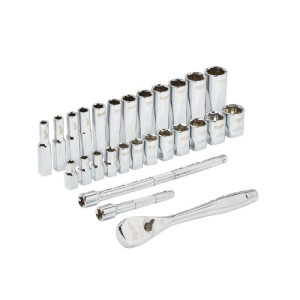 Набор метрических головок Milwaukee с трещоткой 1/4" 4932464943 (28 шт)