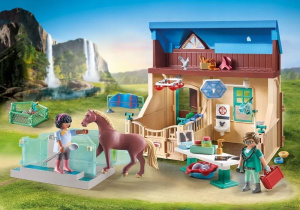 Игровой набор Playmobil 71352 Гиппотерапия и клиника для животных