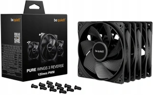 Вентиляторы для корпуса Be Quiet! Pure Wings 3 120мм Reverse BL137 3 шт. черные