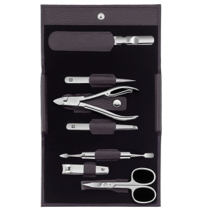 Маникюрный набор 7 предметов INOX, черный, Zwilling J.A. Henckels, 97682-004