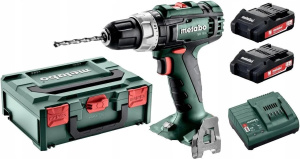 Дрель-шуруповёрт аккумуляторная Metabo SB 18 L 602317500 в кейсе с 2 аккумуляторами 18 V/2.0 Ah и ЗУ