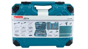 Набор инструментов Makita E-10883, 221 предм.