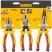 Набор диэлектрических губцевых инструментов VDE . DeWALT DWHT82811