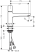 Смеситель Hansgrohe Metropol 100 32570000, хром