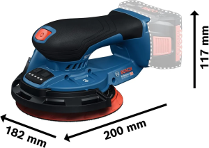 Эксцентриковая шлифовальная машина аккумуляторная Bosch GEX 18V-150-3 Professional 0601372903