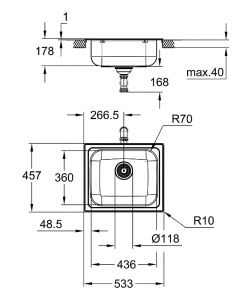 Мойка для кухни Grohe 31719SD0