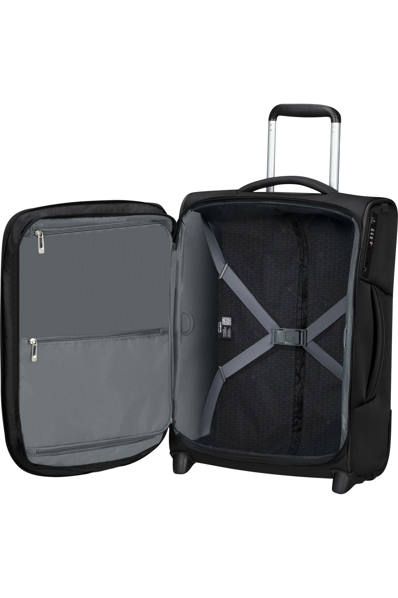 Чемодан Samsonite Respark 55 см, 47 л, черный (143312-7416)