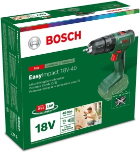 Ударная дрель-шуруповерт Bosch EasyImpact 18V-40 06039D8100