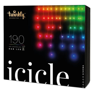Smart-гирлянда Twinkly iCicle TWI190STP-TEU (190 LED, Bluetooth + Wi-Fi)