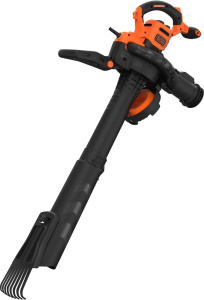 Электрический садовый пылесос-воздуходувка BLACK+DECKER BEBLV301-QS