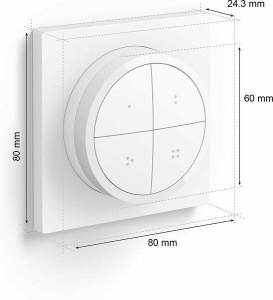 Беспроводной переключатель Philips Hue Tap dial switch 929003500101 белый