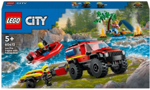 Конструктор LEGO City 60412 Вездеход пожарной службы со спасательной лодкой
