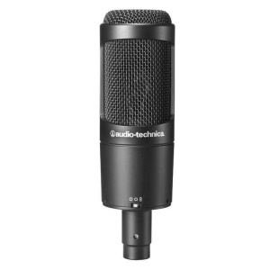 Микрофон проводной Audio-Technica AT2050, разъем: XLR 3 pin (M), черный