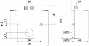 Проточный электрический водонагреватель Stiebel Eltron EIL 6 Premium, белый