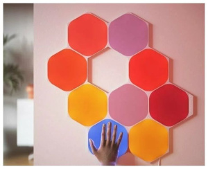 Умная система освещения Nanoleaf Shapes Hexagon (9 панелей) (NL42-0002HX-9PK)