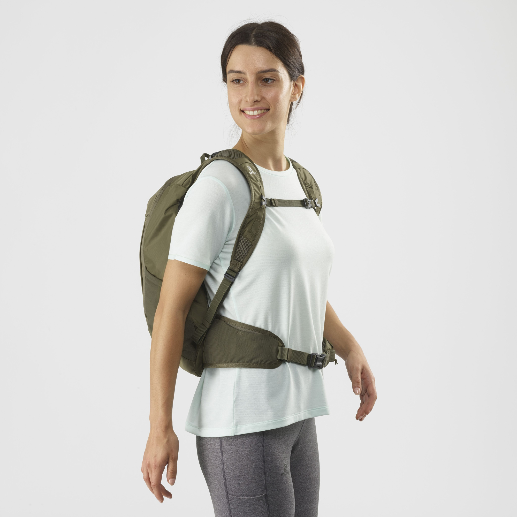 Рюкзак Salomon Trailblazer 20л Martini Olive Olive Night Ebony