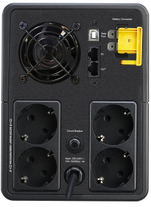 Интерактивный ИБП APC by Schneider Electric Back-UPS 2200VA, 230V (BX2200MI) черный