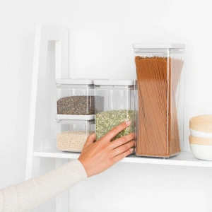 Набор прямоугольных контейнеров, 4 шт, светло-серый 122569 Brabantia