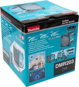 Строительное радио Makita DMR203 7,2–18 В LXT, без АКБ и ЗУ
