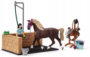 Мойка для лошадей Horse Club с Эмили и Луной Schleich 42438
