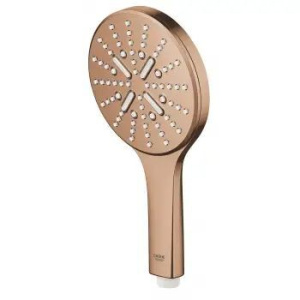 Ручной душ Grohe Rainshower SmartActive 130мм 26574DL0, матовое розовое золото
