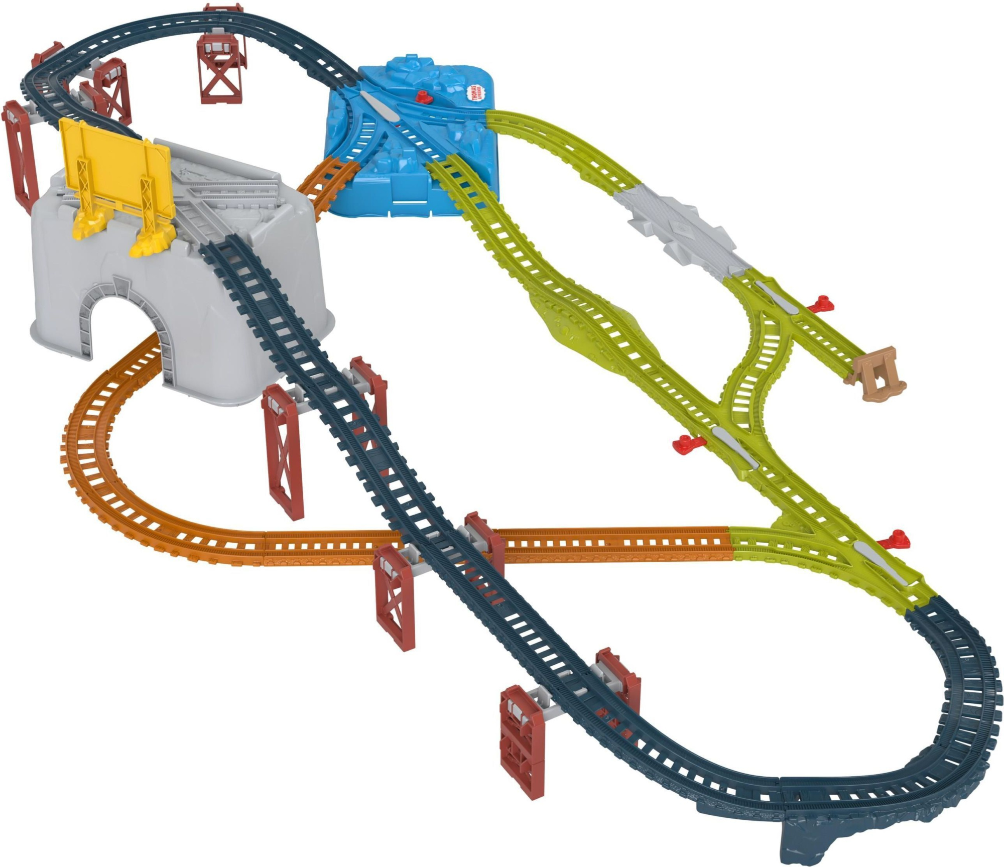 Набор Fisher-Price - Томас и друзья - Игровой набор треков рельс для железной дороги с контейнером для хранения HNP81