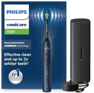 Электрическая зубная щётка Philips Sonicare 5500 HX7113/01, темно-синий