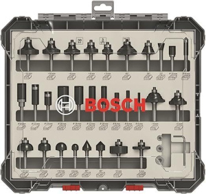 Набор фрез смешанный Bosch 6мм. 30шт. (арт. 2607017474)