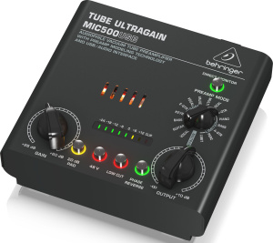 Behringer VOICE STUDIO набор для звукозаписи: MIC500USB ламповый предусилитель, конденсаторный микрофон C-1