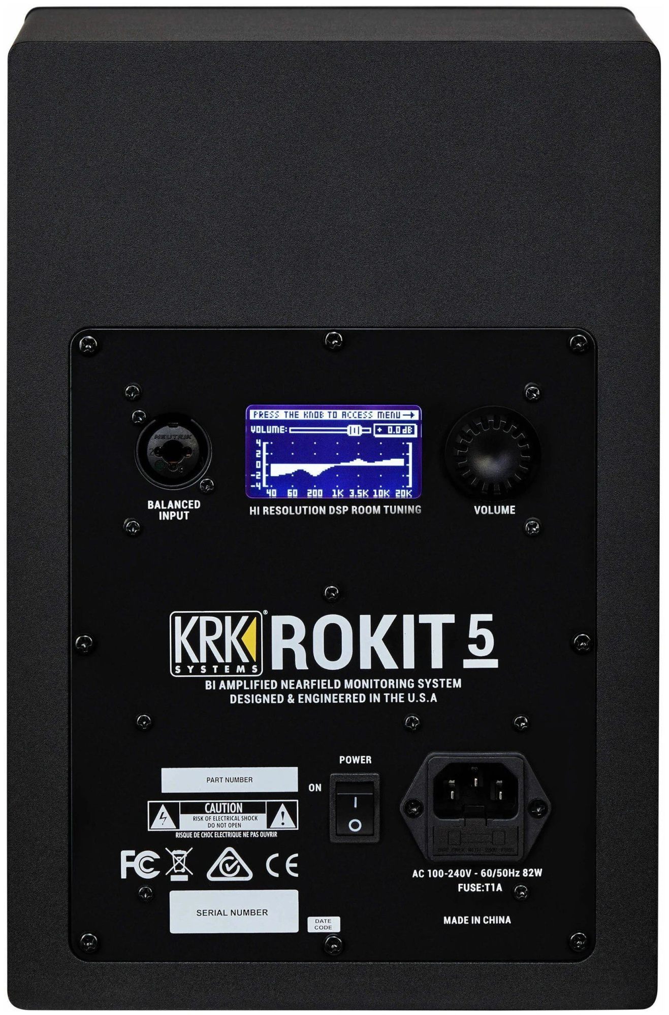 Полочная акустическая система KRK Rokit 5 G4 1 колонка черный