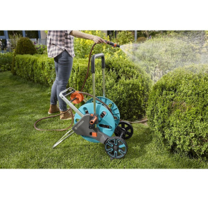 Тележка для шланга GARDENA CleverRoll M Easy с комплектом для полива 18517-20.000.00