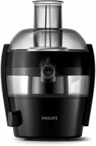 Центробежная соковыжималка Philips Viva Collection HR1832, чернильно-черный
