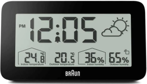 Погодная станция BRAUN BC13BP (цвет черный)