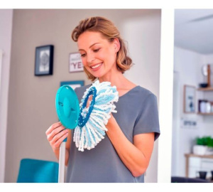 Набор для мытья полов Leifheit Clean Twist Disc Mop Ergo, швабра, ведро с отжимом 52101