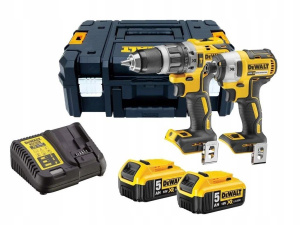 Набор аккумуляторных инструментов DeWALT DCK266P2T, с АКБ и ЗУ
